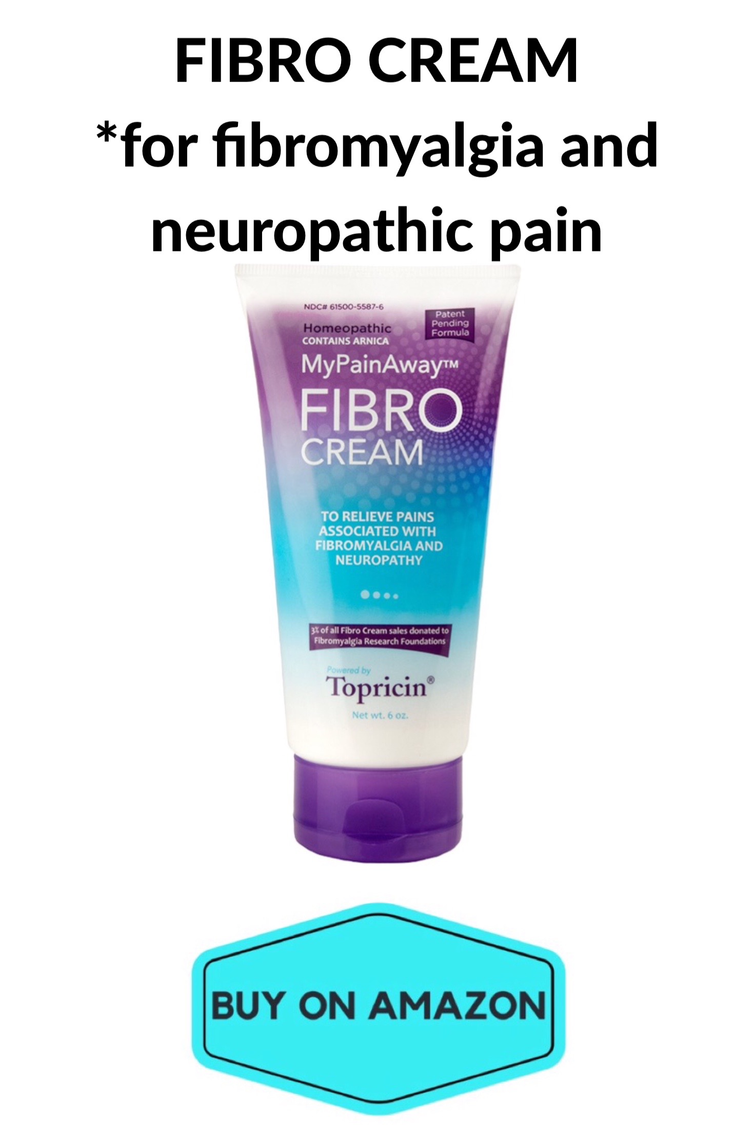 FIBRO CREAM For Fibromyalgia and Neuropathic Pain