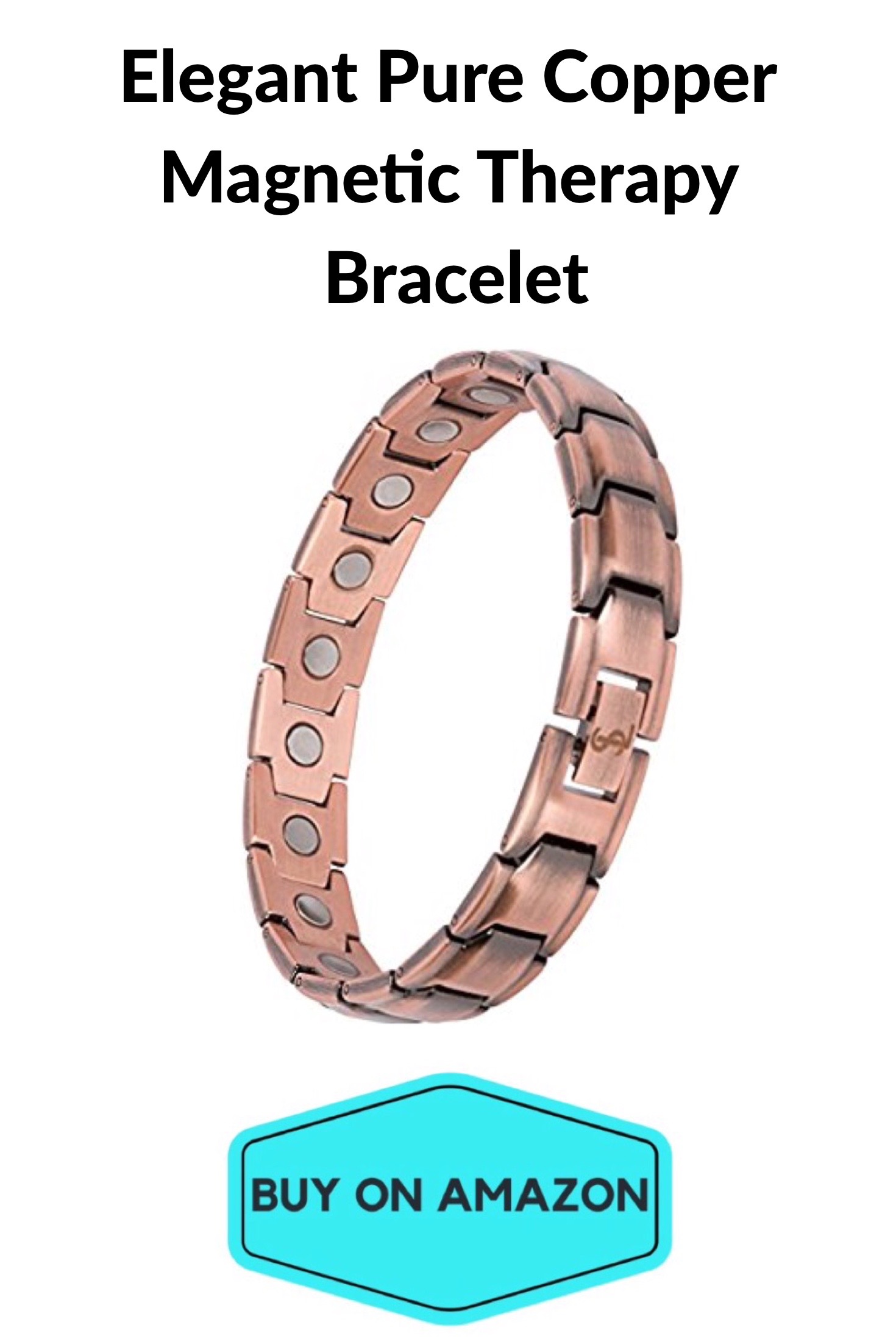 Elegant Pure Copper Magnetic Therapy Bracelet