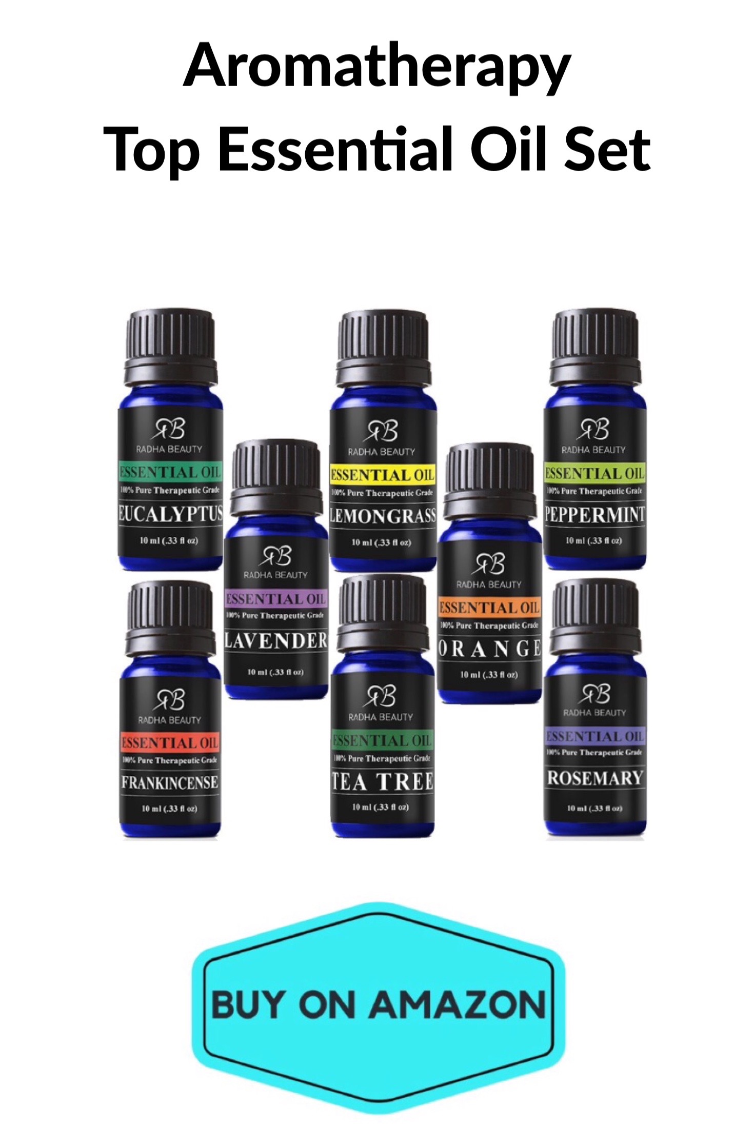 Aromatherapy Top Essential Oil Set