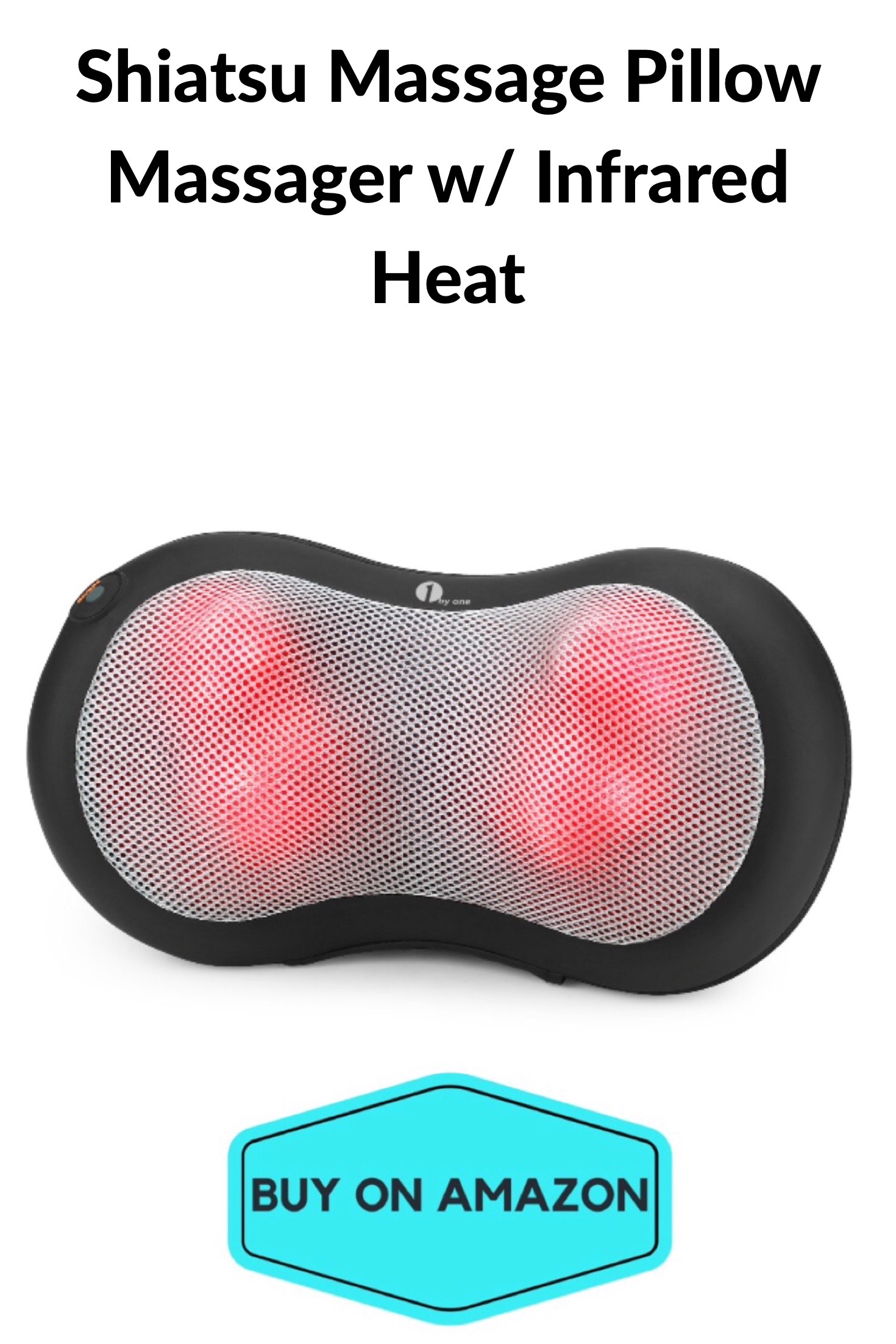 Shiatsu Massage Pillow Massager w/ Infrared Heat