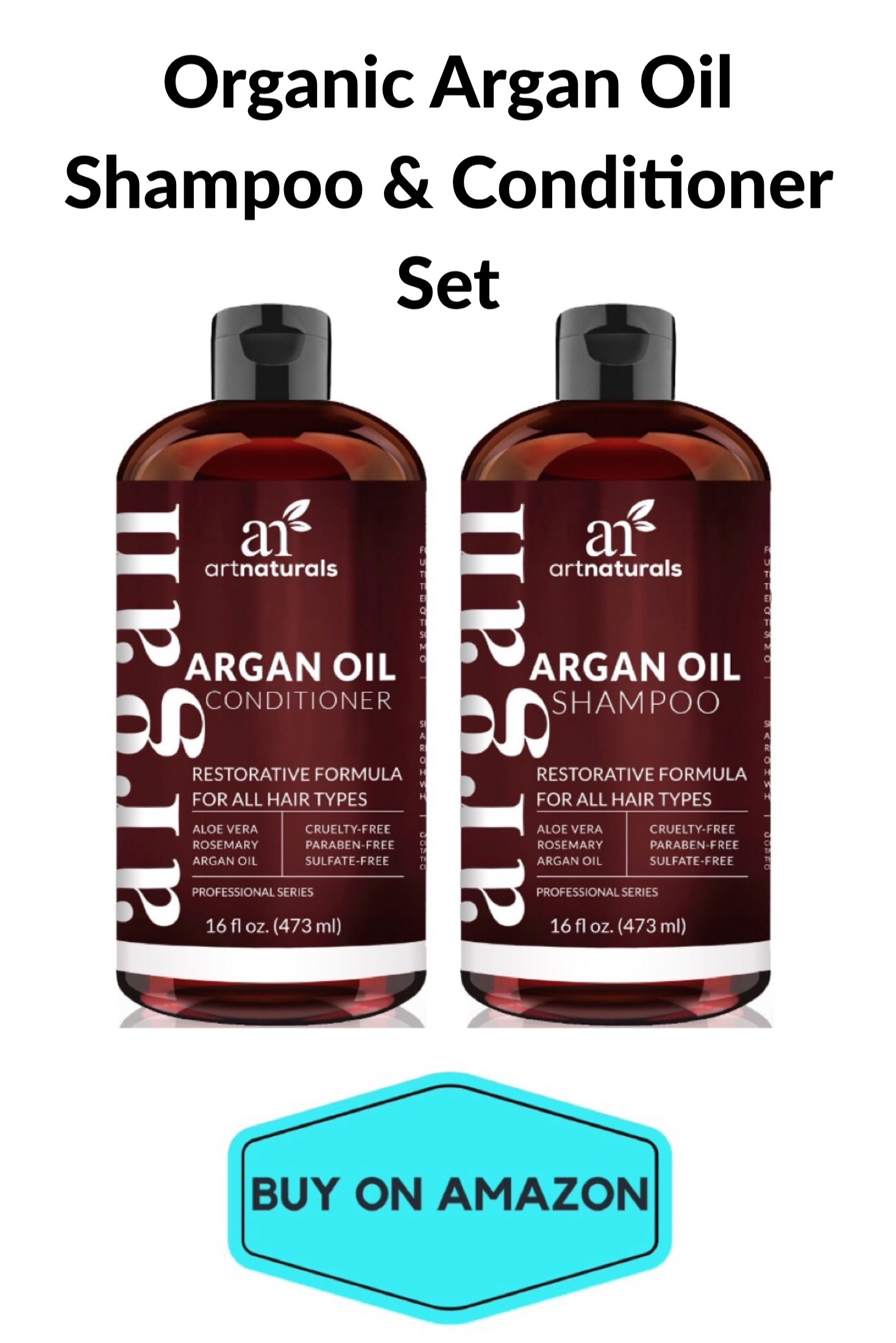 Organic Argan Oil Shampoo & Conditioner