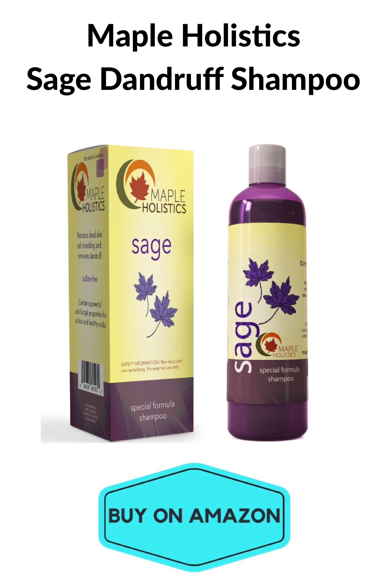 Maple Holistics Sage Dandruff Shampoo