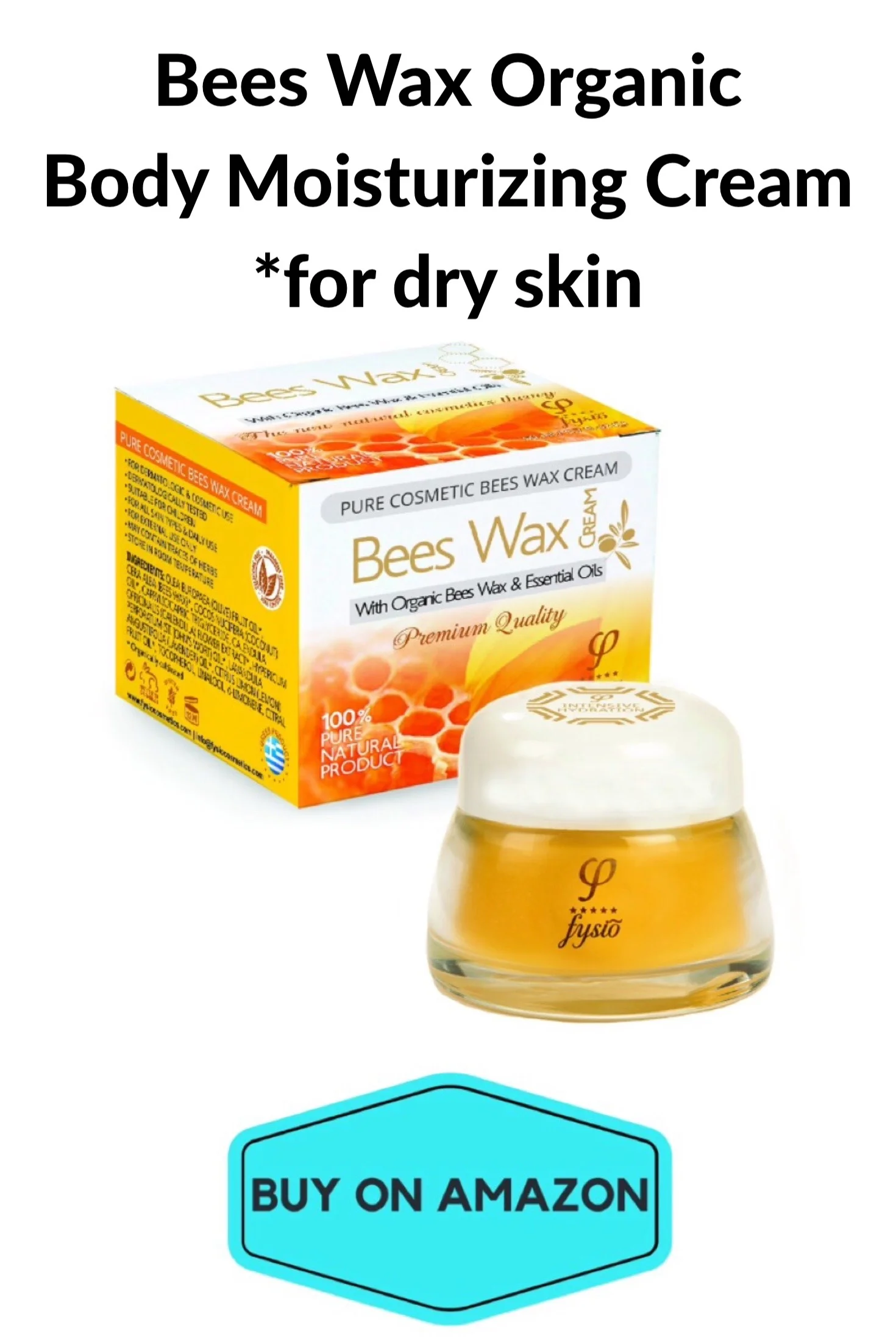 Bees Wax Organic Body Moisturizing Cream