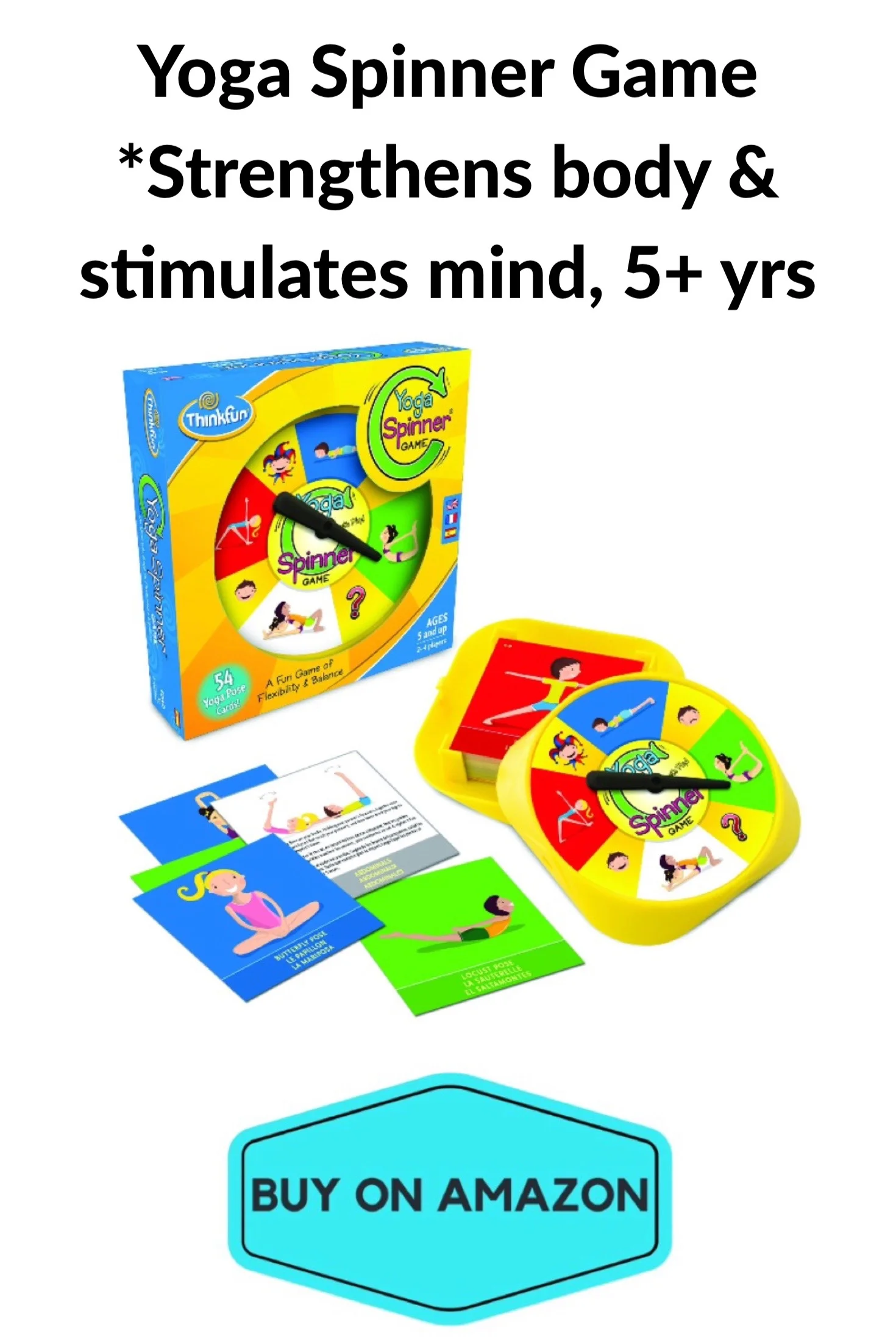 Yoga Spinner Game, Age 5+