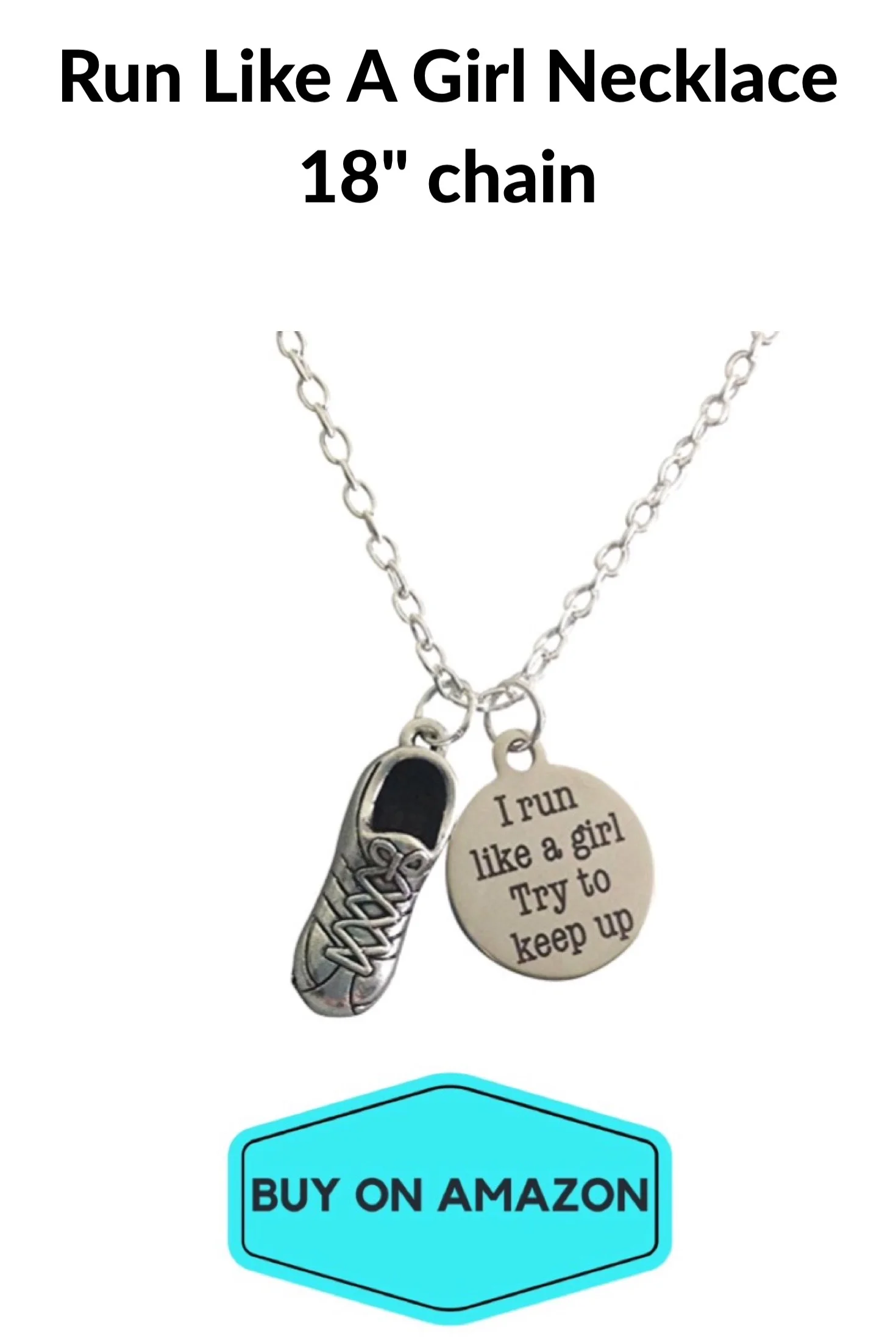 Run Like a Girl Necklace