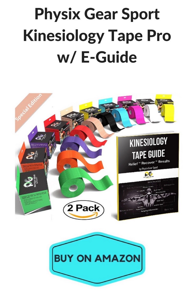 Physix Gear Sport Kinesiology Tape w/ Guide