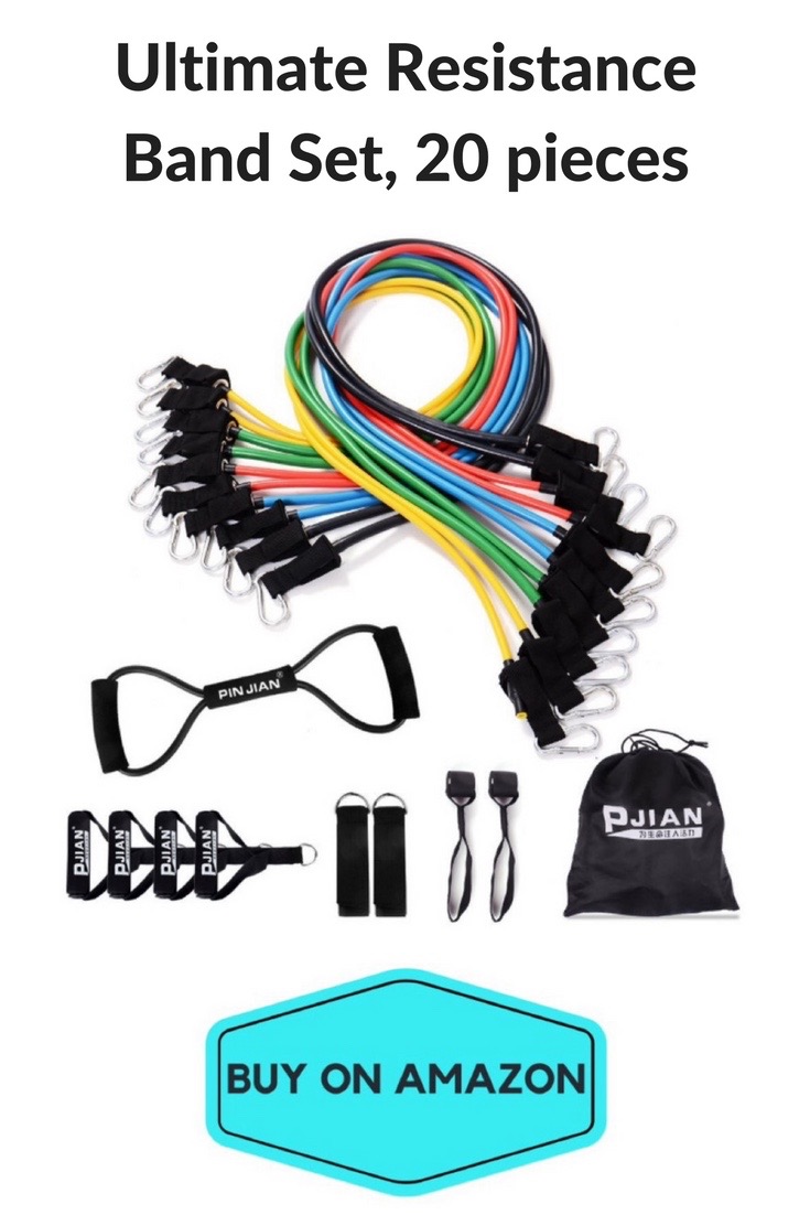 Ultimate Resistance Band Set, 20 Pieces