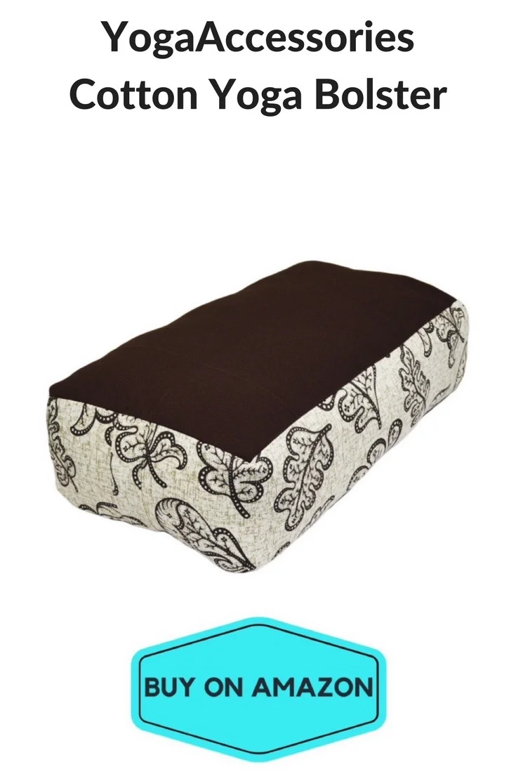 YogaAccessories Cotton Yoga Bolster