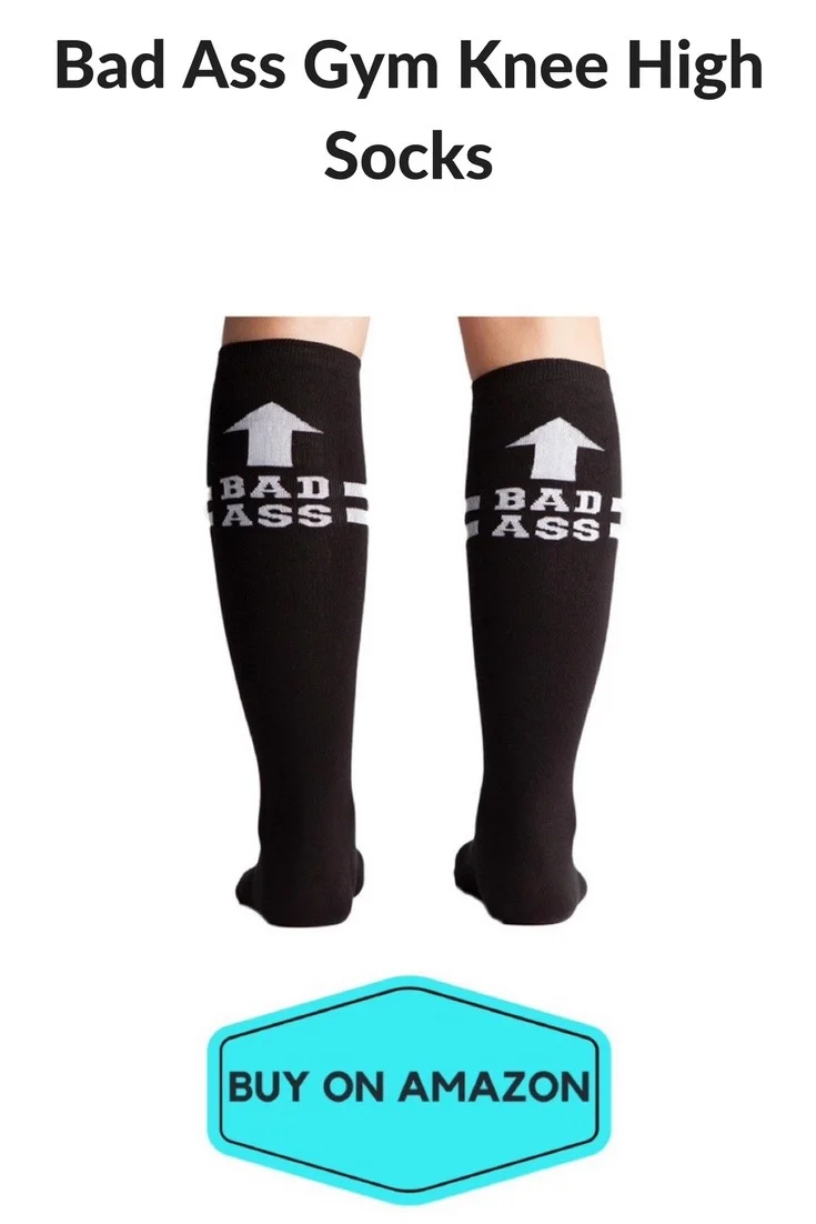 Bad Ass Knee High Gym Socks