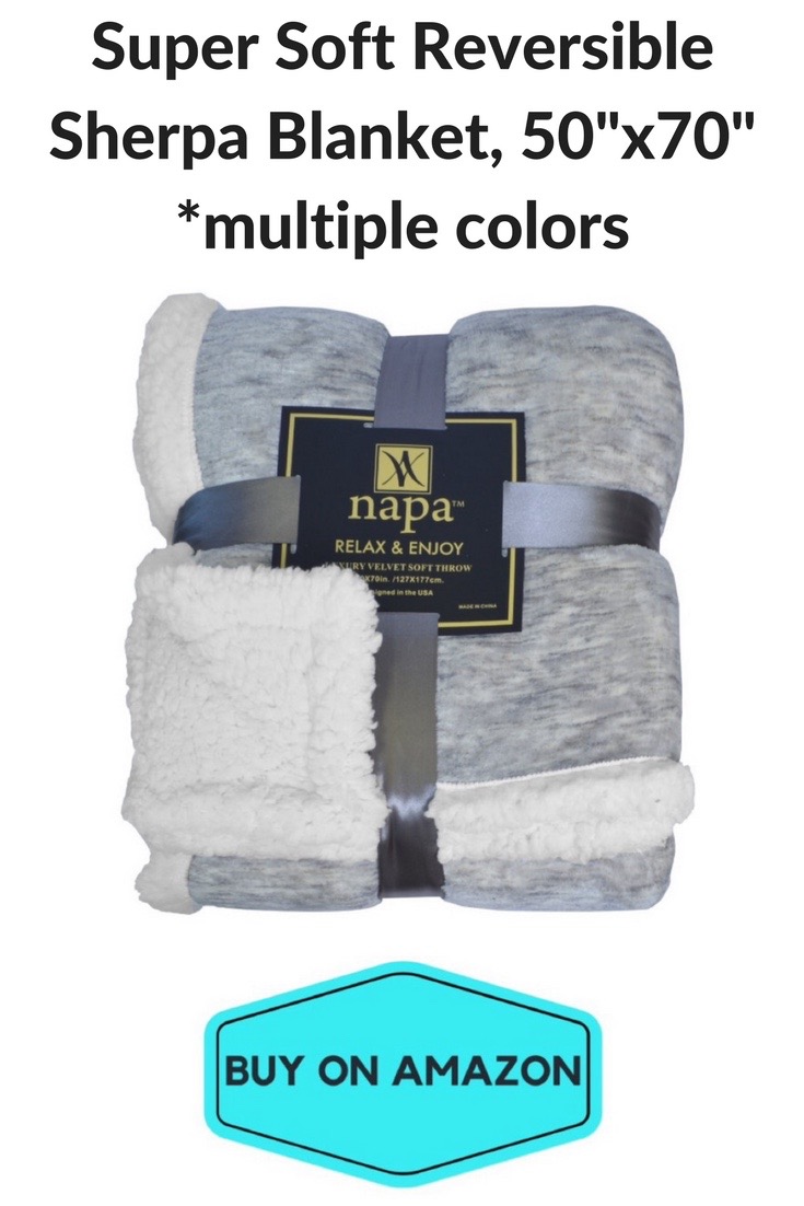 Super Soft Reversible Sherpa Blanket