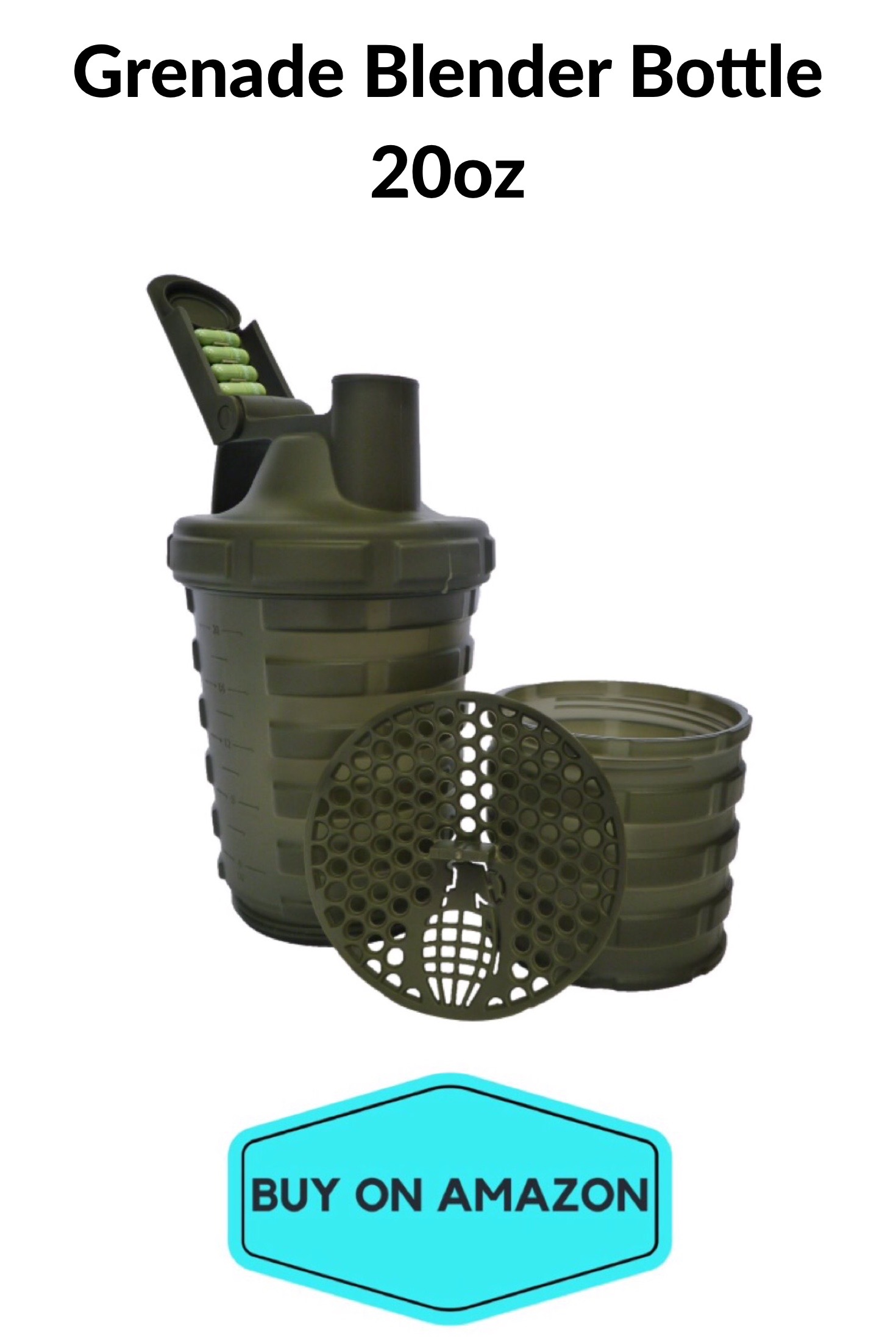 Grenade Blender Bottle