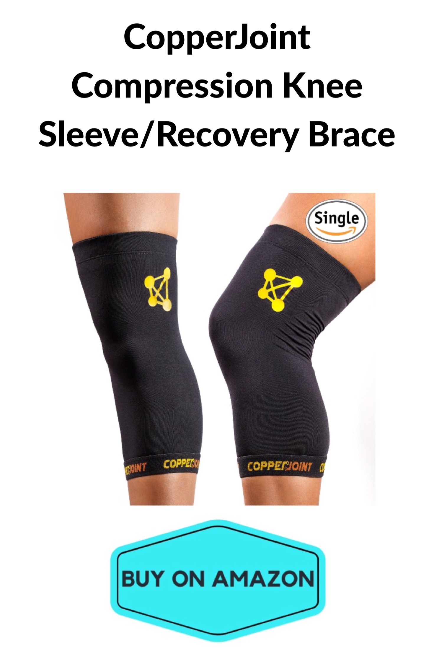 CopperJoint Compression Knee Sleeve/Recovery Brace