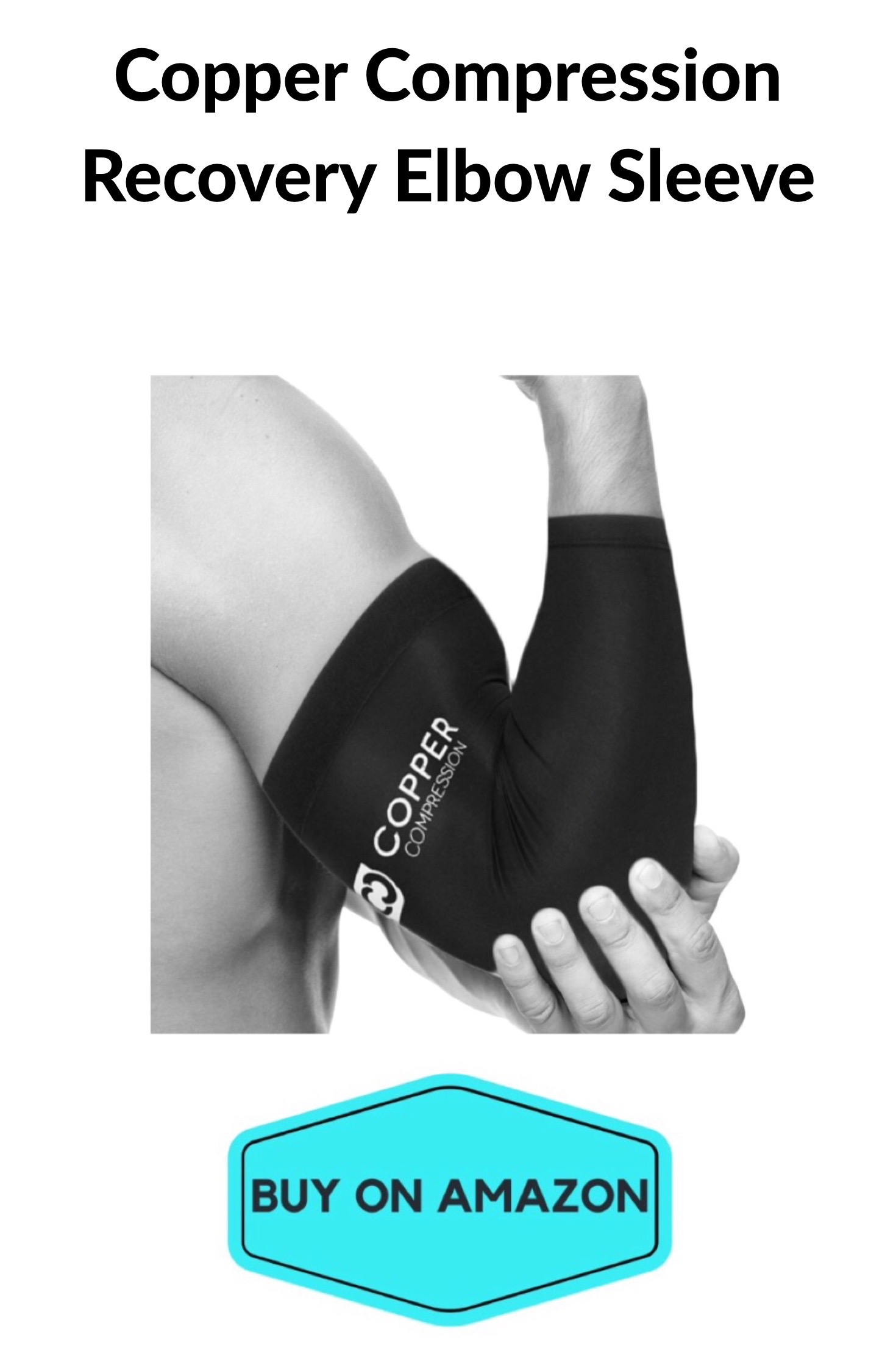 Copper Compression Recovery Elbow Sleeve