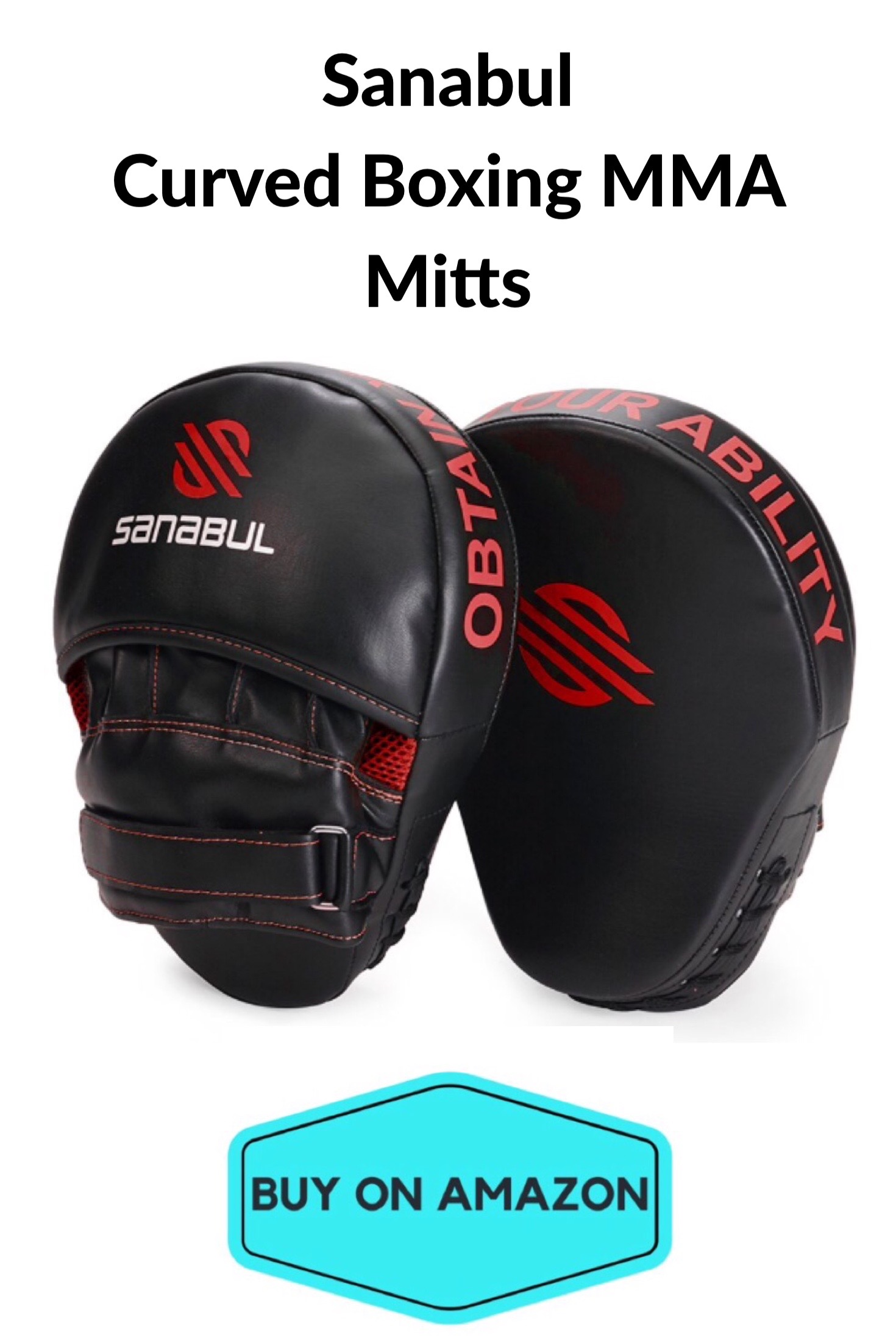 Sanabul Curved Boxing MMA Punching Mitts