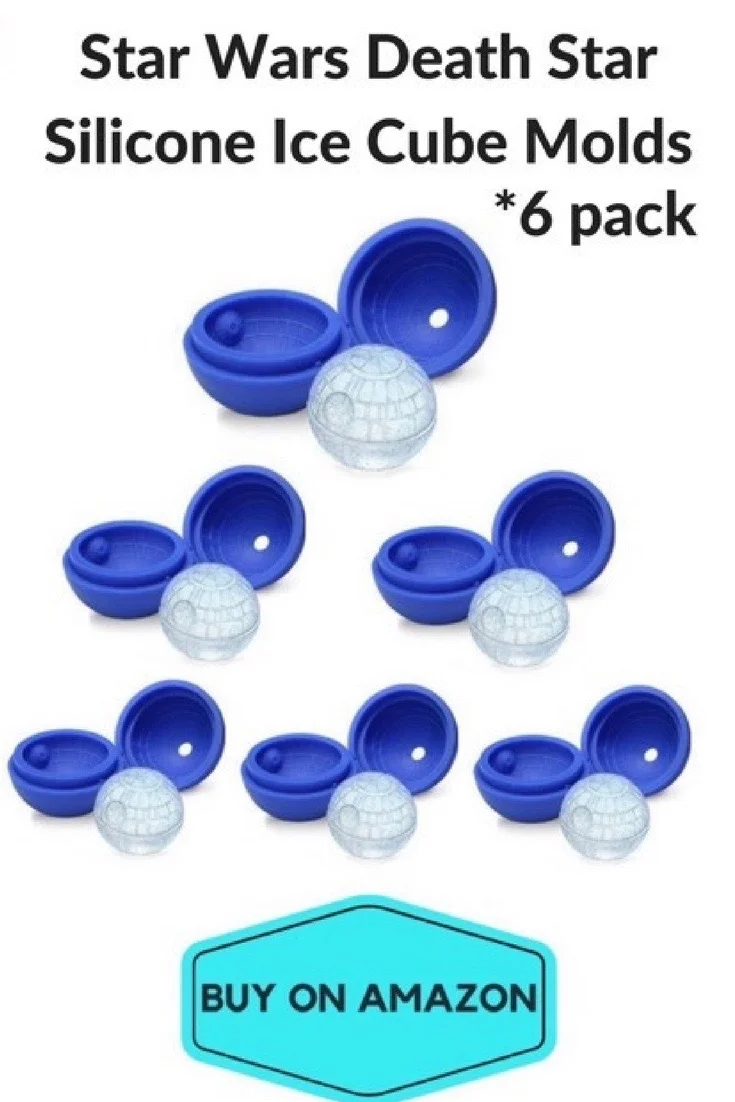 Star Wars Death Star Silicone Ice Cube Molds, 6 pack