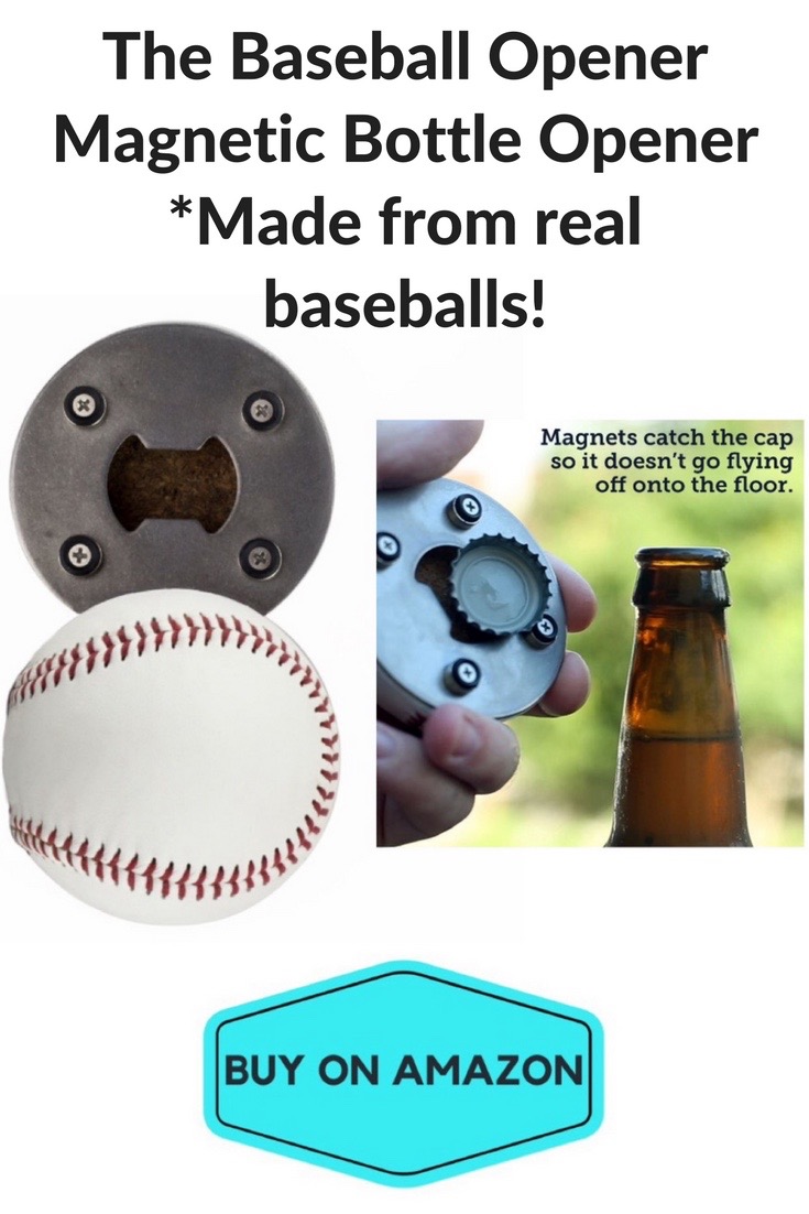 Baseball Magnetic Bottle Opener