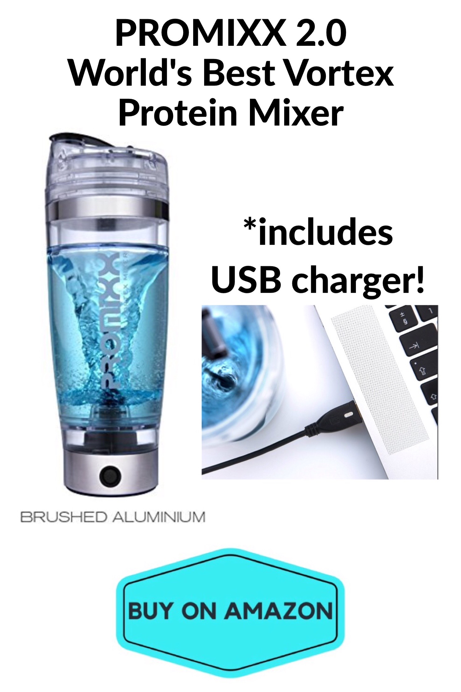 PROMIXX 2.0 World's Best Vortex Protein Mixer