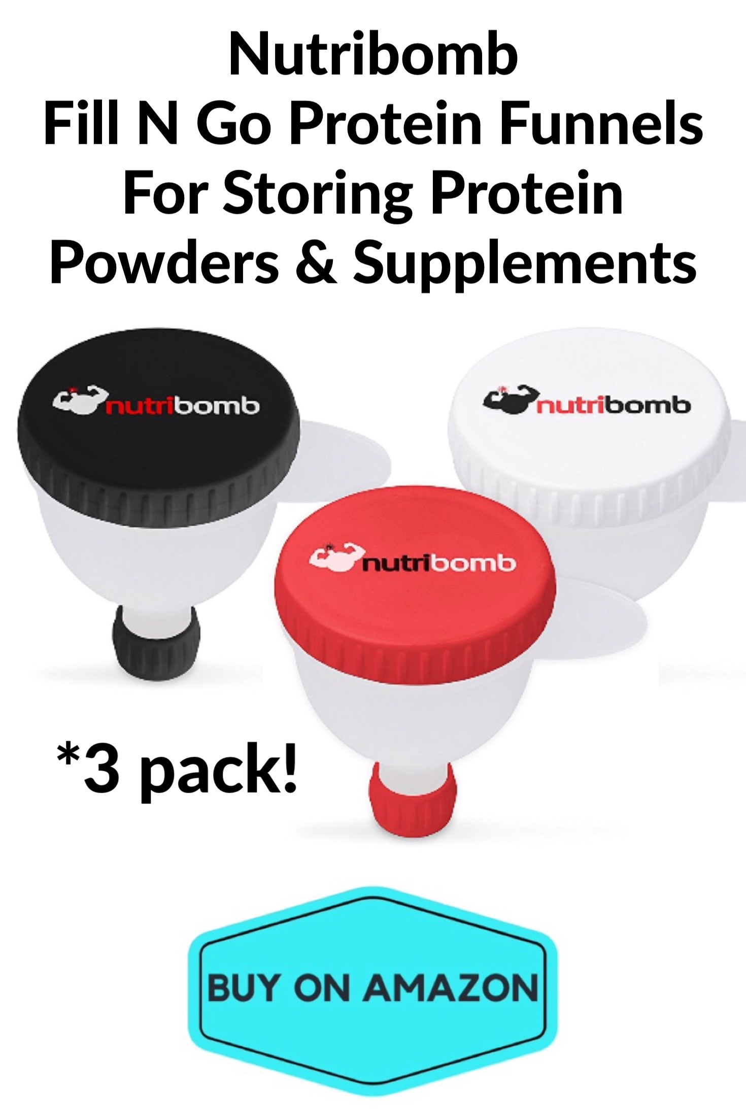 Nutribomb Fill-N-Go Protein Funnels