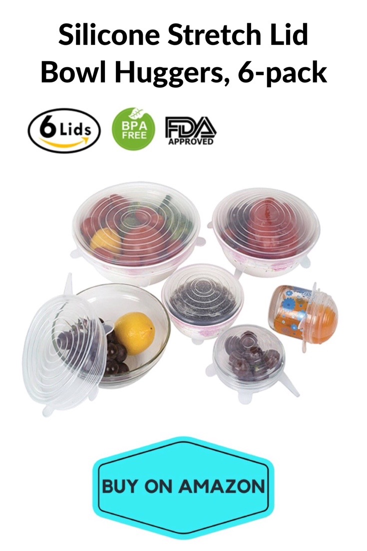 Silicone Stretch Lid Bowl Huggers, 6 pack