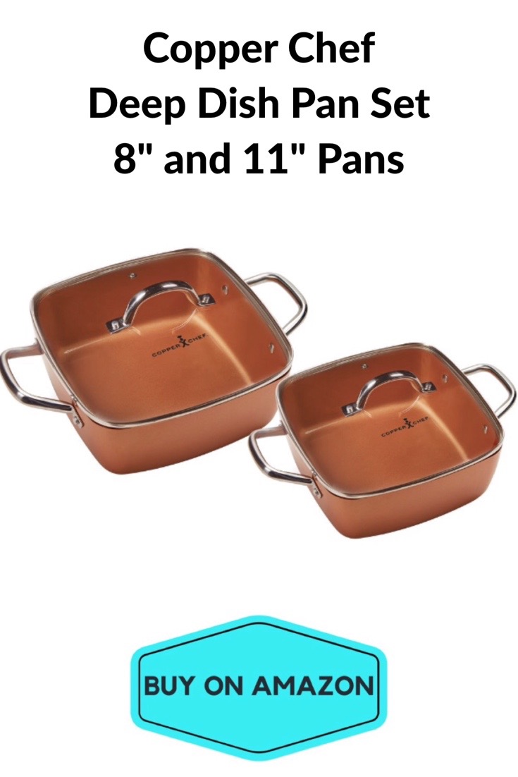 Copper Chef Deep Dish 4-Piece Pan Set