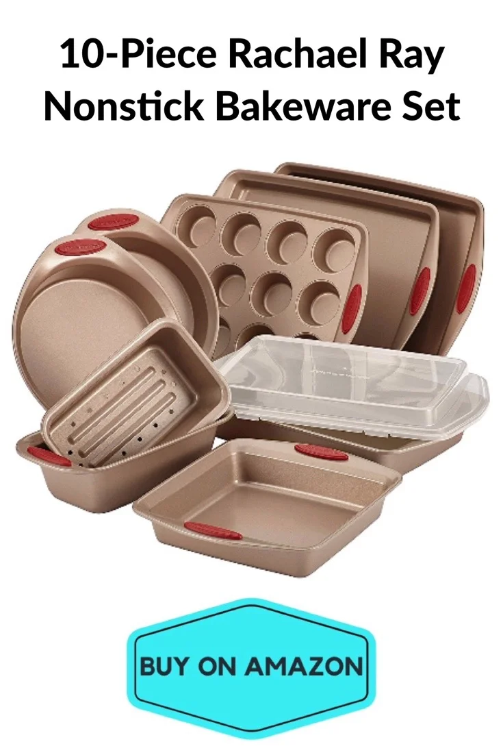 10-Piece Rachel Ray Nonstick Bakeware Set
