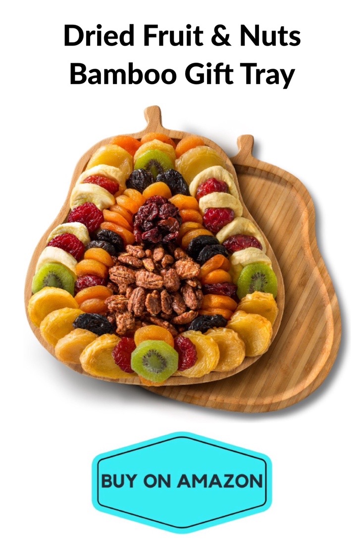 Dried Fruit & Nuts Bamboo Pear Gift Tray
