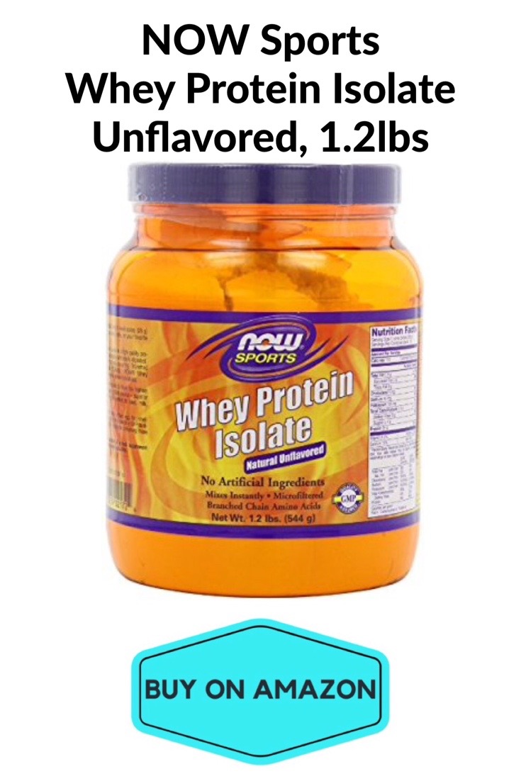 NOW Sports Whey Protein Isolate Unflavored