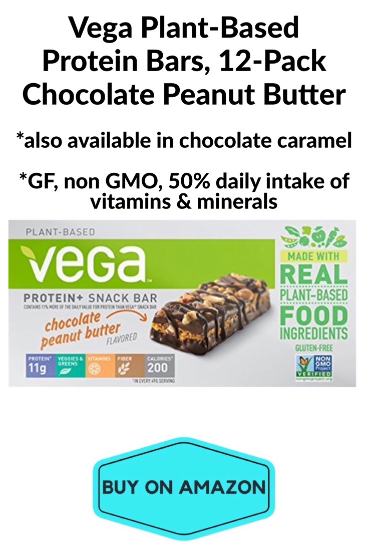 Vega Plant-Based Protein Bars, Chocolate Peanut Butter, 12 pack