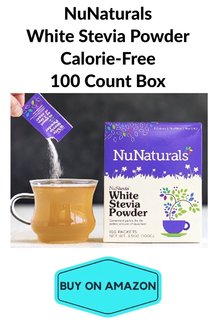 NuNaturals White Stevia Packets, 100 count