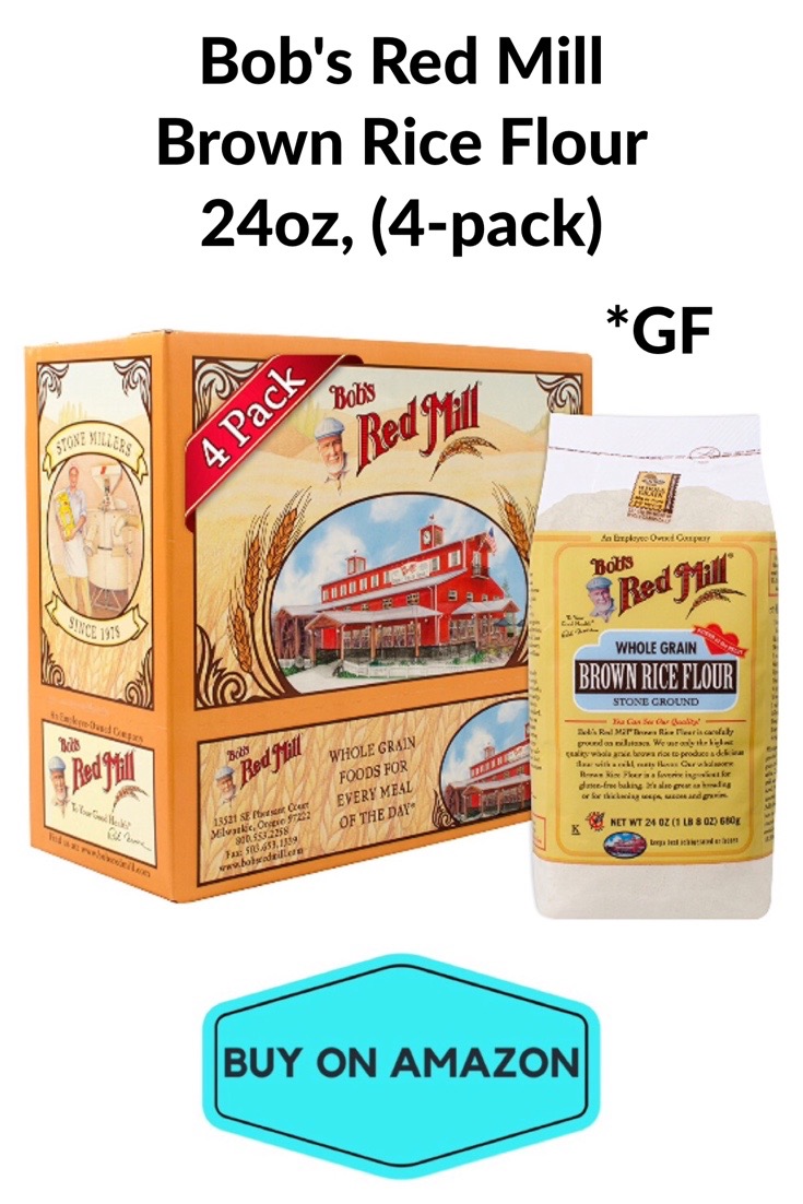 Bob'e Red Mill GF Brown Rice Flour, 24 oz, 4 pack