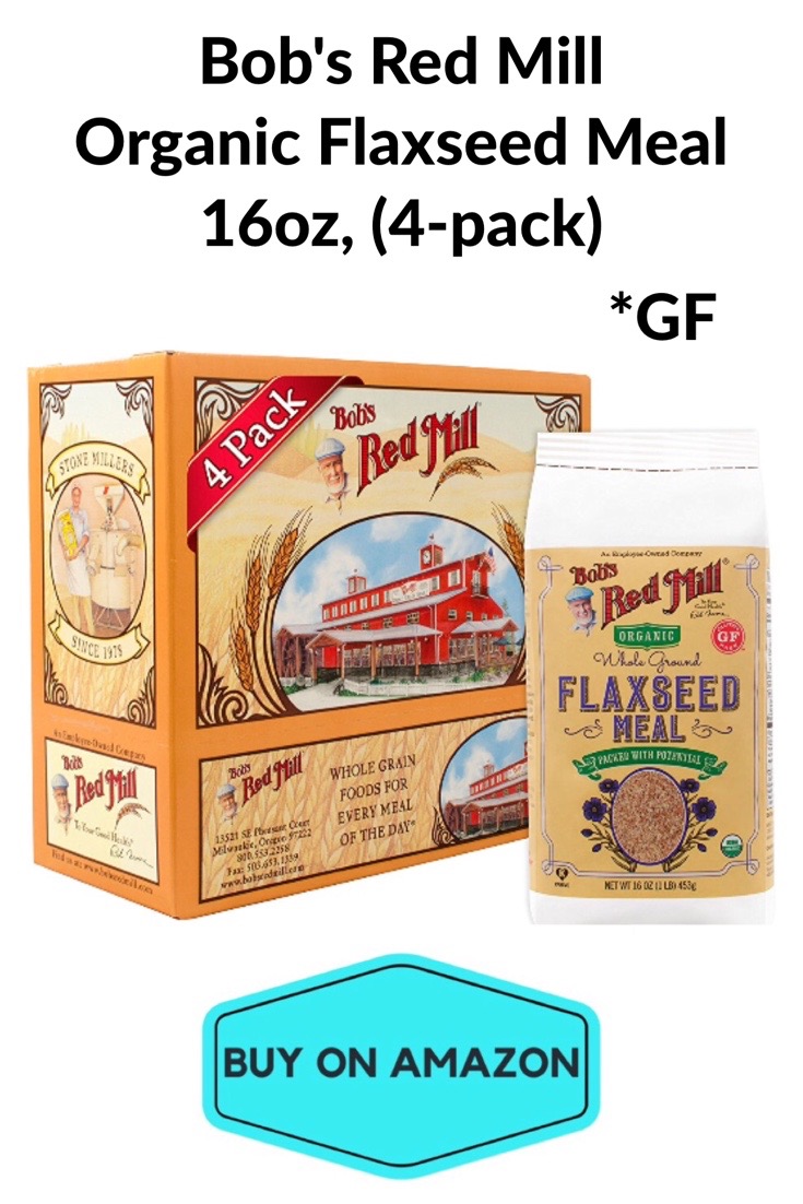 Bob'e Red Mill Organic GF Flaxseed Meal, 16oz, 4 pack