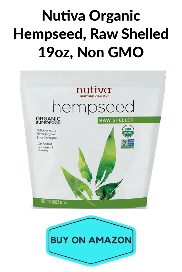 Nutiva Organic Hempseed, Raw, Shelled & non GMO, 19 oz