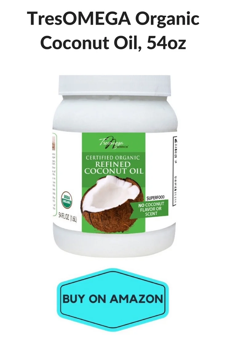 TresOMEGA Organic Coconut Oil, 54 oz
