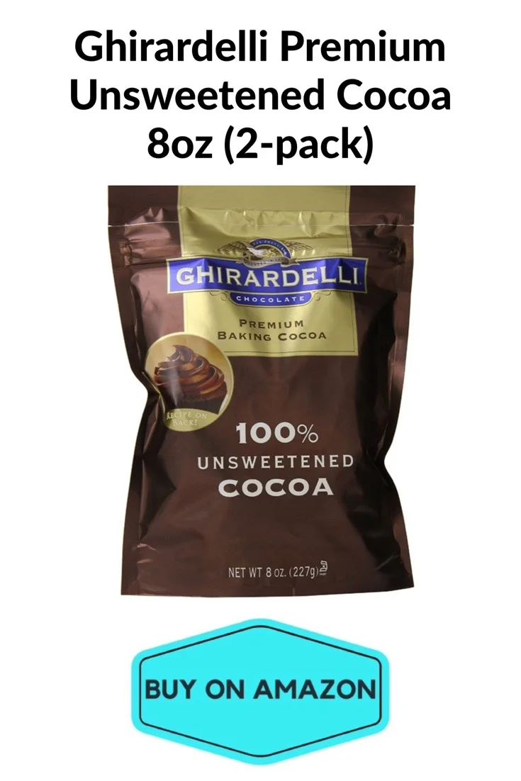 Ghirardelli Premium Unsweetened Cocoa, 8 oz, 2 pack
