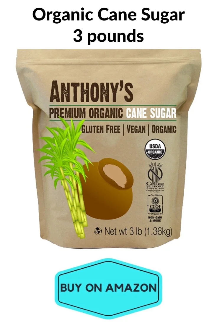 Organic Cane Sugar, 3 lbs