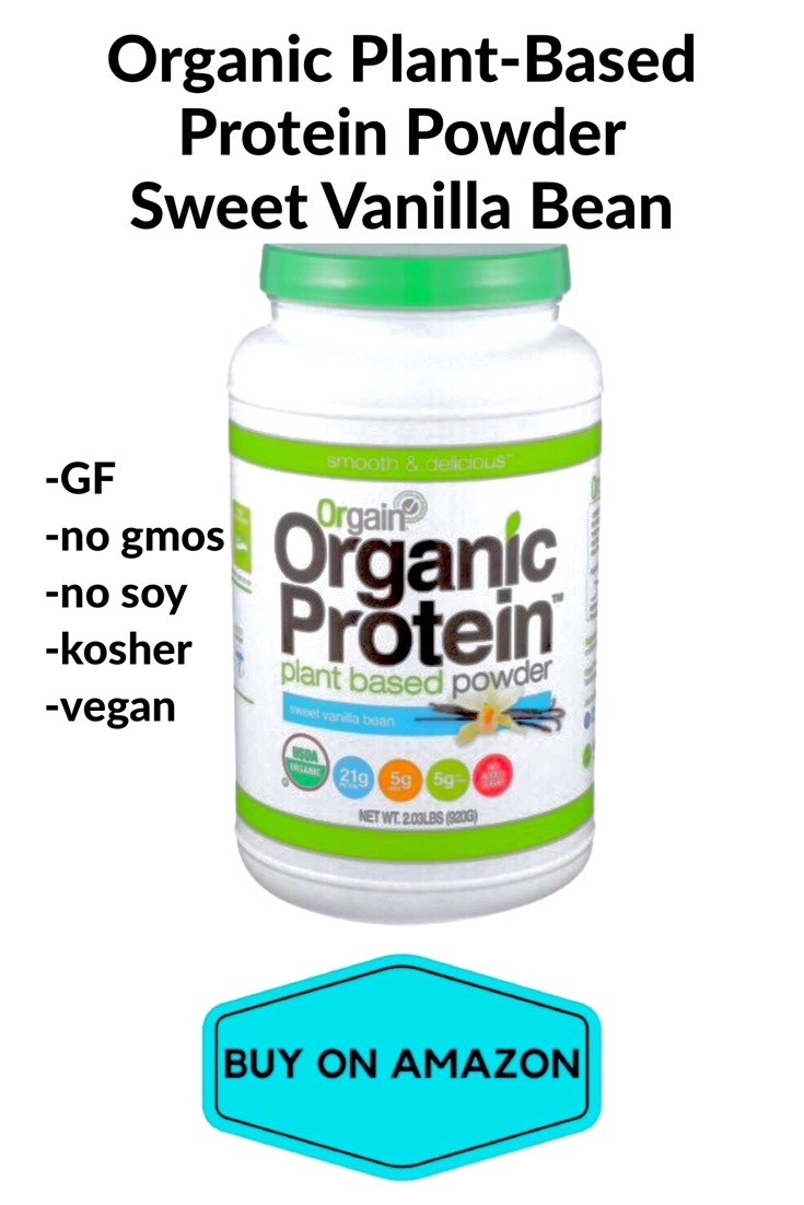 Organic Plant-Based Protein Powder, Sweet Vanilla Bean