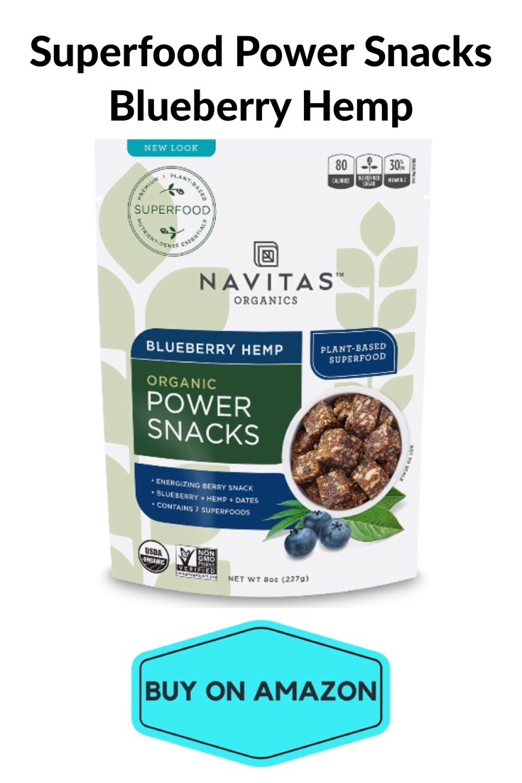 Superfood Power Snack Bites, Blueberry Hemp