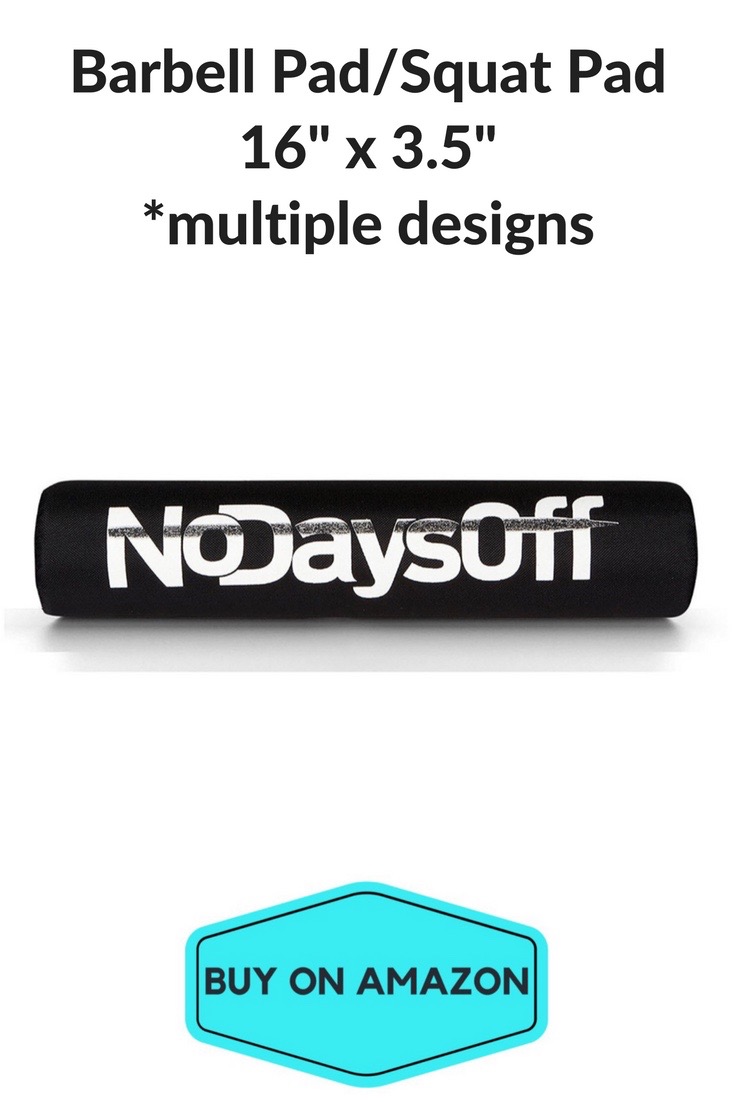 'No Days Off' Barbell Pad/Squat Pad