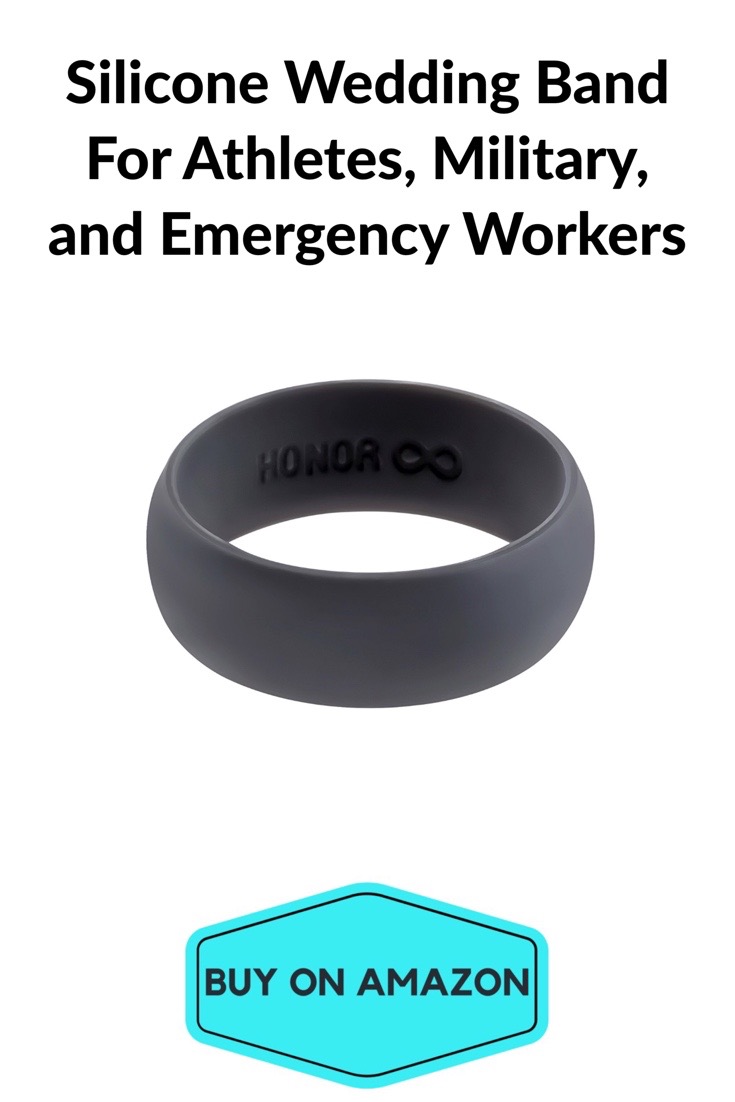 Silicone Wedding Band For Athletes and Military