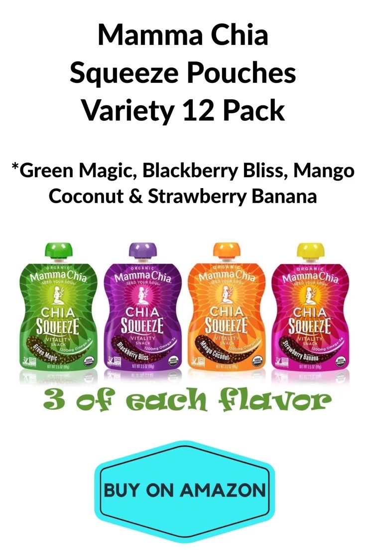 Mamma Chia Squeeze Pouches, Variety 12 Pack