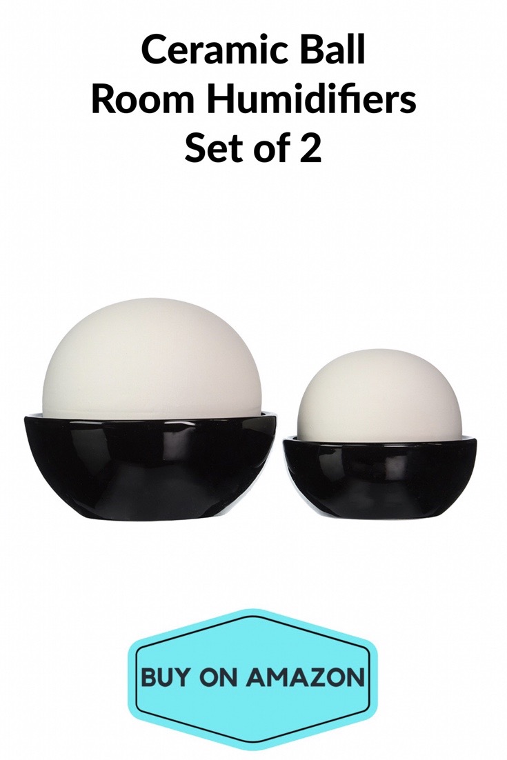 Ceramic Humidifiers, Set of 2. No electricity needed!