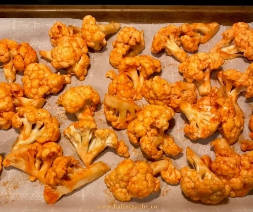 Healthy Cauliflower Buffalo 'Wings'