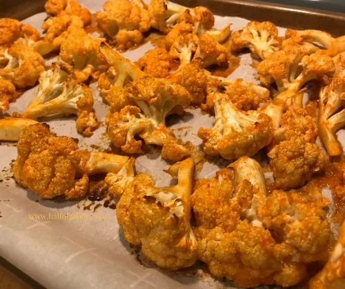 Healthy Cauliflower Buffalo 'Wings'