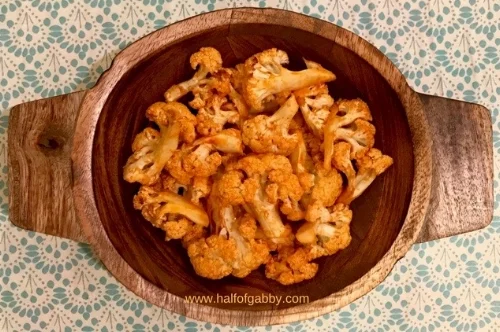Healthy Cauliflower Buffalo 'Wings'