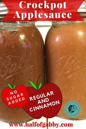 Crockpot Applesauce, No Sugar Added