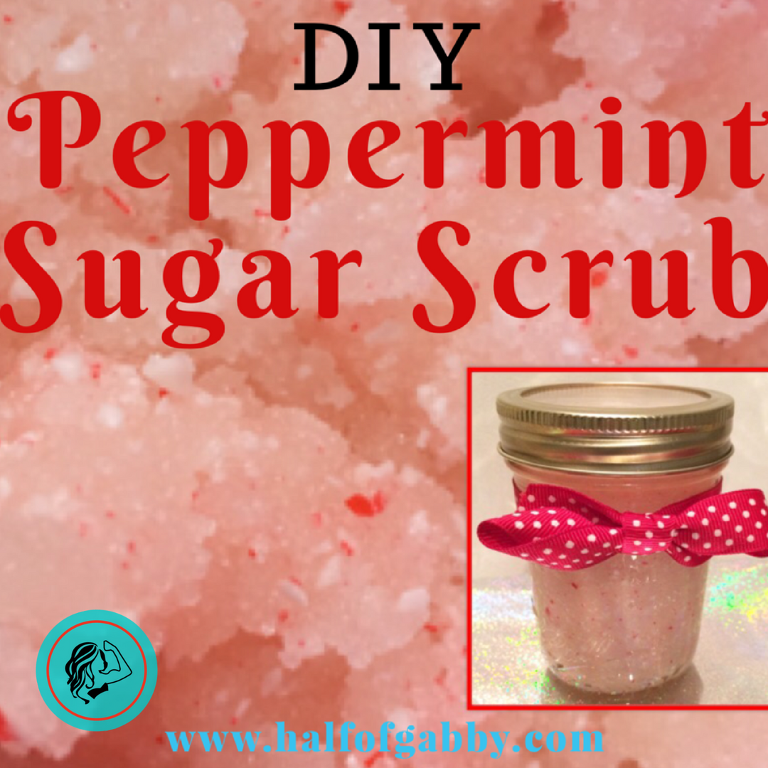 DIY Peppermint Sugar Scrub