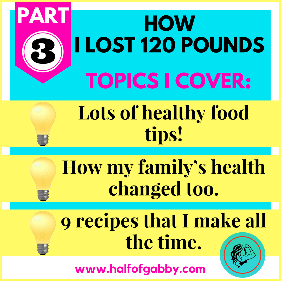 How I Lost 120 Pounds: PART 3