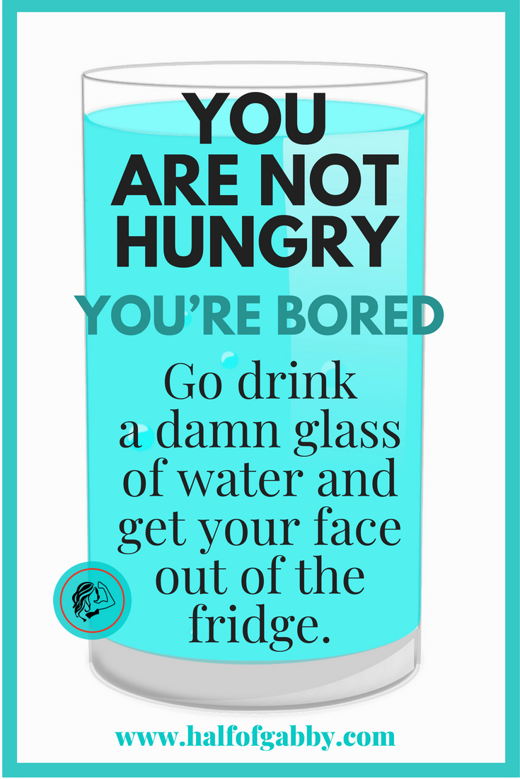 You Are Not Hungry, You're Bored