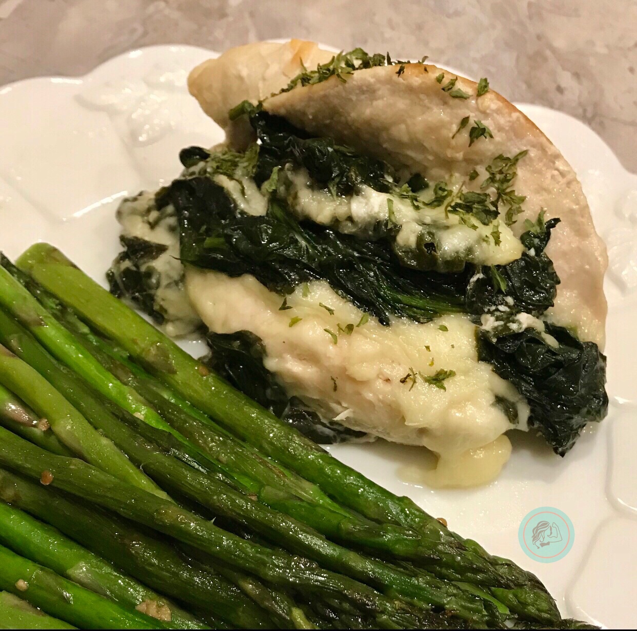 Spinach &amp; Provolone Stuffed Chicken: Keto Meal Plan
