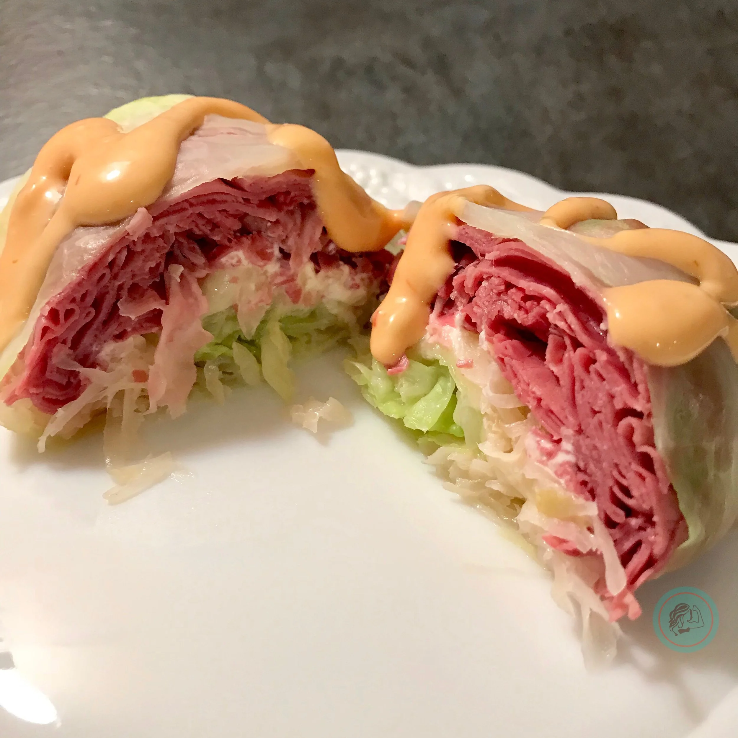 Keto Reuben Rolls